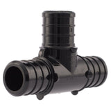 SharkBite UP370A5 Pipe Tee, 3/4 in, Barb, Polymer, Black, 200 psi Pressure, 5/PK