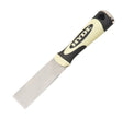 Hyde 06151 Stiff Pro Project Scraper, 3-1/2 in L Blade, 1-1/2 in W Blade, Carbon Steel Blade, Black/Cream Handle