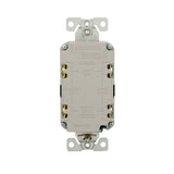Eaton GF15BK-WP GFCI Receptacle, 125 V, 15 A, NEMA: NEMA 5-15R, Back, Side Wiring, Black