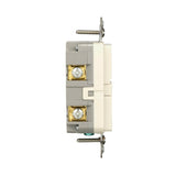Eaton GF15LA Self-Test GFCI Receptacle, 125 V, 15 A, NEMA: NEMA 5-15R, Back, Side Wiring, Light Almond