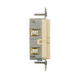 Eaton GF15V-BX-L Self-Test GFCI Receptacle, 125 V, 15 A, NEMA: NEMA 5-15R, Back, Side Wiring, Ivory