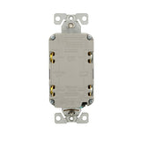 Eaton GF15W-3-L Self-Test GFCI Receptacle, 125 V, 15 A, NEMA: NEMA 5-15R, Back, Side Wiring, White