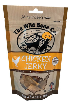 The Wild Bone Co 1930 Dog Treat, All, Jerky, Chicken, 4.5 oz