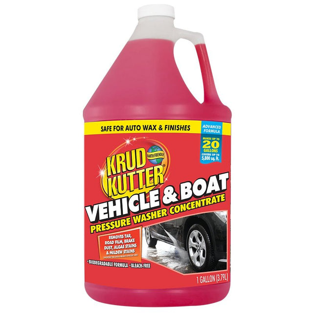 Krud Kutter Advanced Formula Series 385463 Vehicle and Boat Pressure Washer Concentrate, Liquid, 1 gal Bottle, Pack of 4