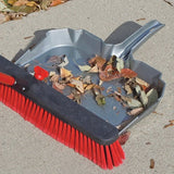 Libman 581 Dustpan, 17.88 in L, 18.13 in W, Polypropylene, Gray
