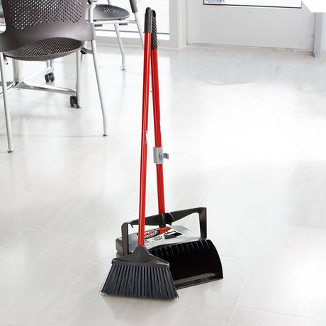 Libman 919 Professional Open Dustpan with Lobby Broom, 10 in Sweep Face, 4-1/2 in L Trim, Pet Bristle, 40-1/2 in L