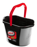 Libman 1272 Utility Bucket, 3.5 gal, 15.81 in Dia, Polymer, Black