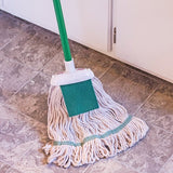 Libman 121 Wet Mop, 58-3/4 in L, Cotton Mop Head, Steel Handle