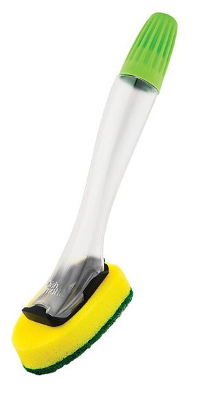 Libman Dishmatic Series 1372 Dish Wand, Sponge Trim, Long, Sturdy Handle, PVC Handle