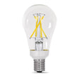Feit Electric BPA1560N/927CAFIL2 Filament LED Bulb, A15 Lamp, 60 W Equivalent, E17 Lamp Base, Dimmable, Clear