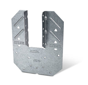 Simpson Strong-Tie H10A Series H10AZ Hurricane Tie, 5 in L, 6-1/4 in W, Steel, ZMAX, Fastening Method: Nail, Pack of 50
