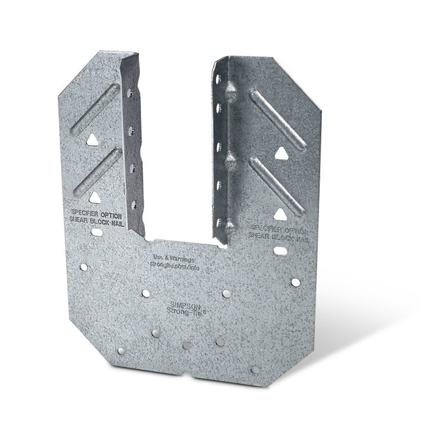 Simpson Strong-Tie H10A Series H10AZ Hurricane Tie, 5 in L, 6-1/4 in W, Steel, ZMAX, Fastening Method: Nail, Pack of 50