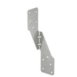 Simpson Strong-Tie H2.5A Hurricane Tie, Silver, 6 in L, 1-3/8 in W, Steel, Galvanized, Fastening Method: Nail, 1/PK, Pack of 100