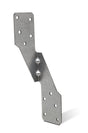 Simpson Strong-Tie H2.5AZ Hurricane Tie, 6 in L, 1-3/8 in W, Steel, ZMAX, Fastening Method: Nail, Pack of 100