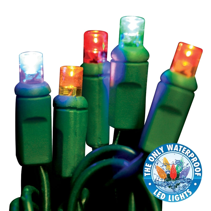 Holiday Bright Lights LEDBX-WA50-MU6 Light Set, 50-Lamp, LED Lamp, Multi-Color Lamp, 50,000 hr Average Life