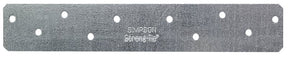 Simpson Strong-Tie HRS HRS8 Strap Tie, 8 in L, 1-3/8 in W, Steel, Galvanized, Fastening Method: Nail, Pack of 25