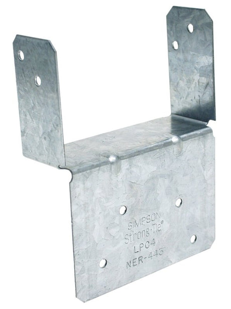 Simpson Strong-Tie LPC Series LPC4Z Light Post Cap, 4 x 4 in Post/Joist, Steel, ZMAX, Pack of 40