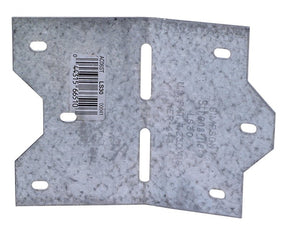 Simpson Strong-Tie LS LS30 Skewable Angle, 3-7/8 in H, Steel, Galvanized/Zinc, Pack of 50