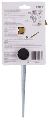 Landscapers Select GS81713L Lawn Sprinkler with Spike, Female, Round, Zinc