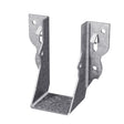 Simpson Strong-Tie LU LU24 Joist Hanger, 3-1/8 in H, 1-1/2 in D, 1-9/16 in W, 2 x 4 in, Steel, Galvanized/Zinc, Pack of 100