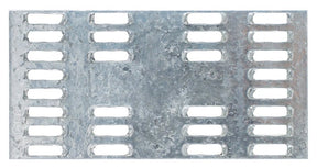 Simpson Strong-Tie MP Series MP24 Mending Plate, 4 in L, 2 in W, 20 ga, Steel, Galvanized, Pack of 100