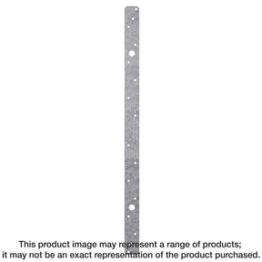 Simpson Strong-Tie MSTA MSTA24 Strap Tie, 18 ga Gauge, Steel, Galvanized/Zinc, Pack of 50