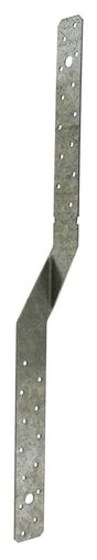Simpson Strong-Tie MTS Series MTS18 Twist Strap, 18 in L Dimensions, 16 ga, Steel, Galvanized/Zinc, 1/PK, Pack of 100