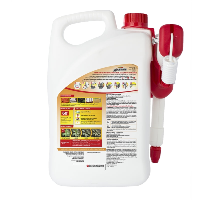 Spectracide AccuShot Weed and Grass Killer RTU Liquid 1.33 gal