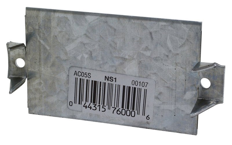 Simpson Strong-Tie NS Series NS1 Stopper, 14 ga, Steel, Galvanized/Zinc, Pack of 100