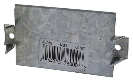 Simpson Strong-Tie NS Series NS1 Stopper, 14 ga, Steel, Galvanized/Zinc, Pack of 100