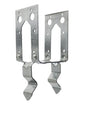 Simpson Strong-Tie PB PB44 Post Base, 4 x 4 in Post, 12 ga Gauge, Steel, Galvanized, Pack of 10