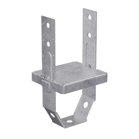 Simpson Strong-Tie PBS PBS66 Post Base, 6 x 6 in Post, 12 ga Gauge, Steel, Galvanized/Zinc, Pack of 10