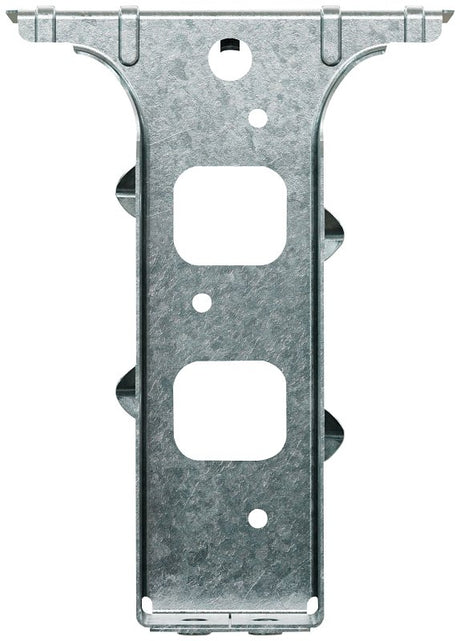 Simpson Strong-Tie PF Series PF26B Post Frame Hanger, 5-3/8 in H, 1-1/4 in D, 1-9/16 in W, 2 x 6 in, Steel, 1/PK, Pack of 50