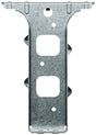 Simpson Strong-Tie PF Series PF26B Post Frame Hanger, 5-3/8 in H, 1-1/4 in D, 1-9/16 in W, 2 x 6 in, Steel, 1/PK, Pack of 50