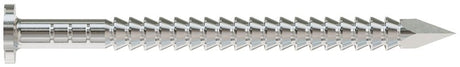 Simpson Strong-Tie S4SND5 Siding Nail, 4D, 1-1/2 in L, Stainless Steel, Full Round Head, Annular Ring Shank, 5 lb