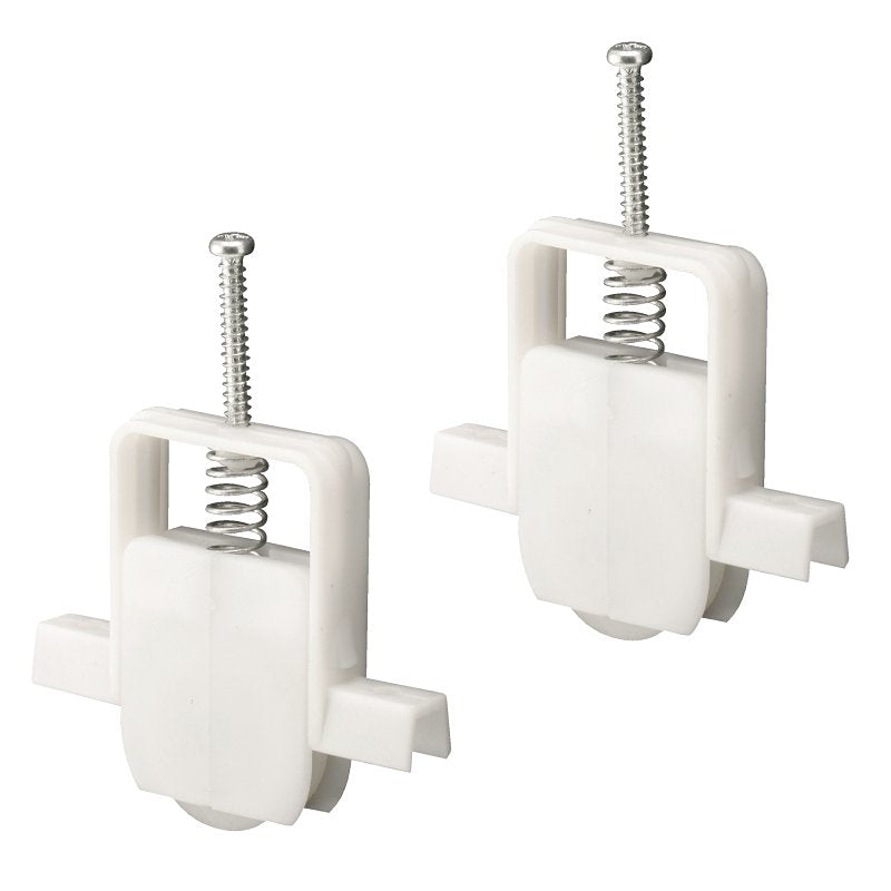 Prime-Line B 646 Adjustable Roller Assembly, 1 in Dia Roller, 1/4 in W Roller, Steel Roller, Concave Roller, 1-3/8 in W