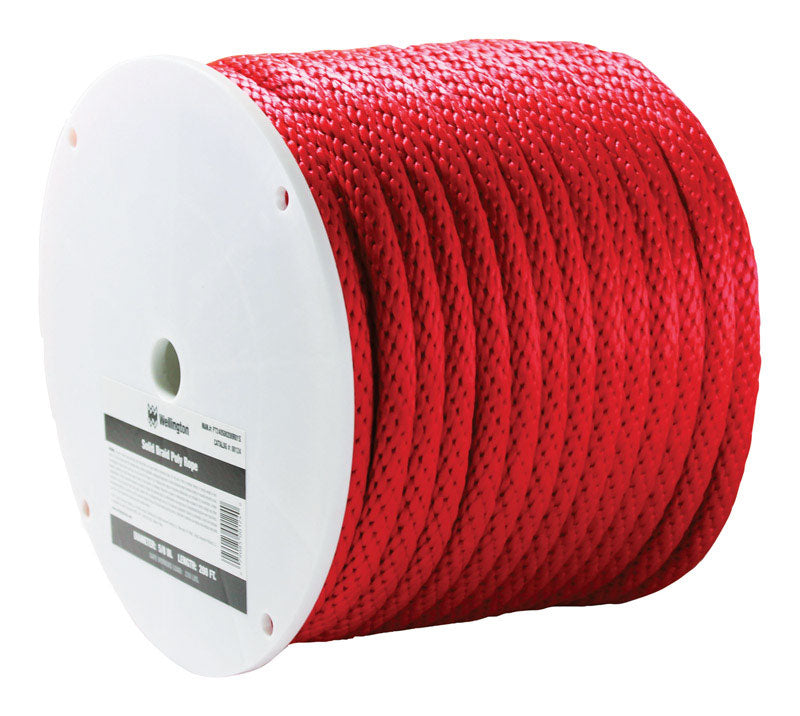 Koch Industries 5/8 in. D X 140 ft. L Red Solid Braided Polypropylene Derby Rope