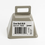 Ideal 7609 Cow Bell, 8LD Bell, Metal, Tan