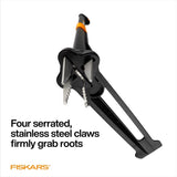 Fiskars 39.25 in. Stainless Steel Weeder Aluminum Handle
