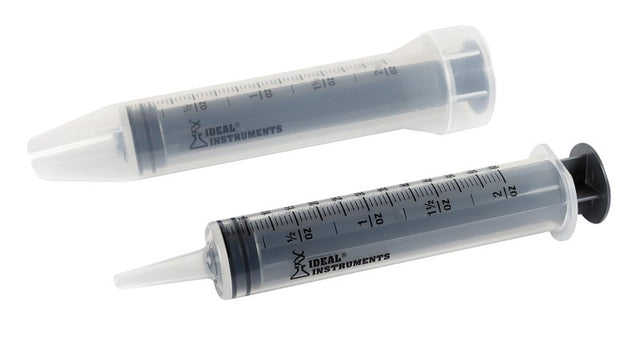 Ideal 9495 Disposable Syringe and Combo, 60 cc, Polypropylene