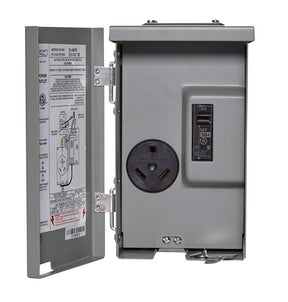 Connecticut Electric CESMPSC13HR RV/EV Power Outlet, 1-Phase, 30 A, 240 V, NEMA 3R Enclosure, Bolt-On