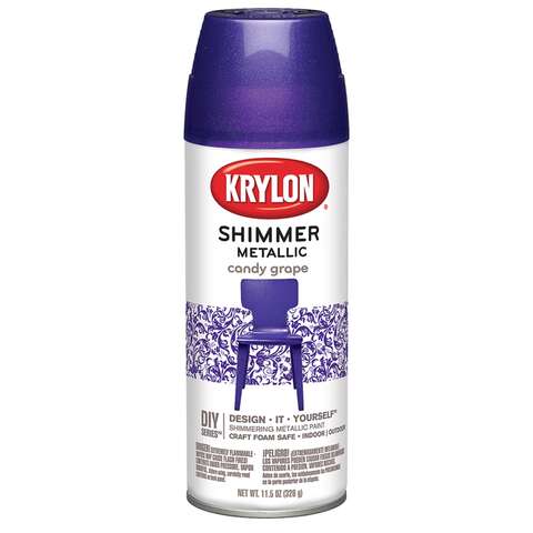 Krylon Metallic Purple Shimmer Spray Paint 11.5 oz, Pack of 6