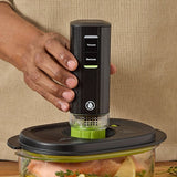 FoodSaver 2217128 Mini Handheld Cordless Food Vacuum Sealer with Charging Dock, 2.5 W, Black, Pack of 3