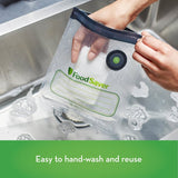 FoodSaver 2144086 Reusable Vacuum Bag, 1 qt, Plastic, Pack of 4