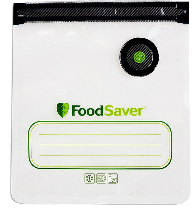 FoodSaver 2144086 Reusable Vacuum Bag, 1 qt, Plastic, Pack of 4