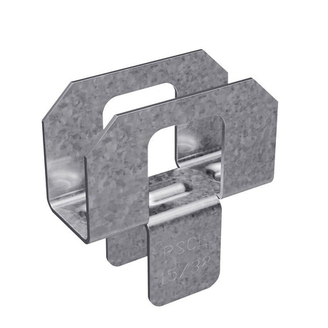 Simpson Strong-Tie PSCL Series PSCL 3/4 Panel Sheathing Clip, 48 Roof Span, 20 ga Thick Material, Steel, Galvanized