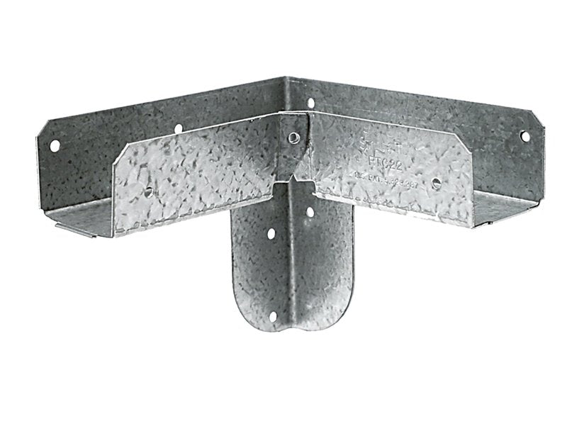 Simpson Strong-Tie RTC Series RTC22Z Rigid Tie Connector, 5 in H x 4.9375 in W x 4.125 in D Dimensions, 18 ga, Steel, Pack of 20