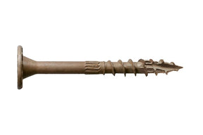 Simpson Strong-Tie Strong-Drive SDWS SDWS22300DB-RP1 Timber Screw, 3 in L, Serrated Thread, Washer Head, Tan, Steel, Pack of 40