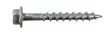 Simpson Strong-Tie Strong-Drive SD SD9112R500 Connector Screw, #9 Thread, 1-1/2 in L, Serrated Thread, Hex Head