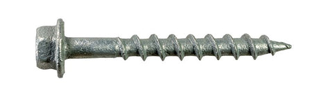 Simpson Strong-Tie Strong-Drive SD SD9212R100-R Connector Screw, #9 Thread, 2-1/2 in L, Serrated Thread, Hex Head